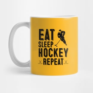 Eat Sleep Hockey Repeat Mug